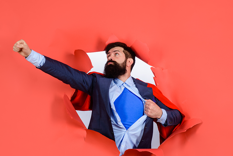business growth. business. bearded man looking through paper. th